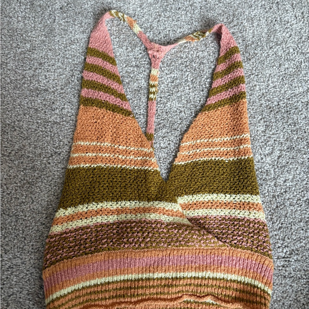 Urban Outfitters BDG Crochet Crop Top Womens Knit Tank Top NWT